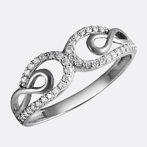 картинка Кольцо Ювелирный дом АВРОРА из серебра 925 пробы от ювелирной компании Арт