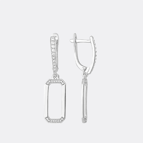 картинка Серьги из серебра 925 пробы от ювелирной компании Арт