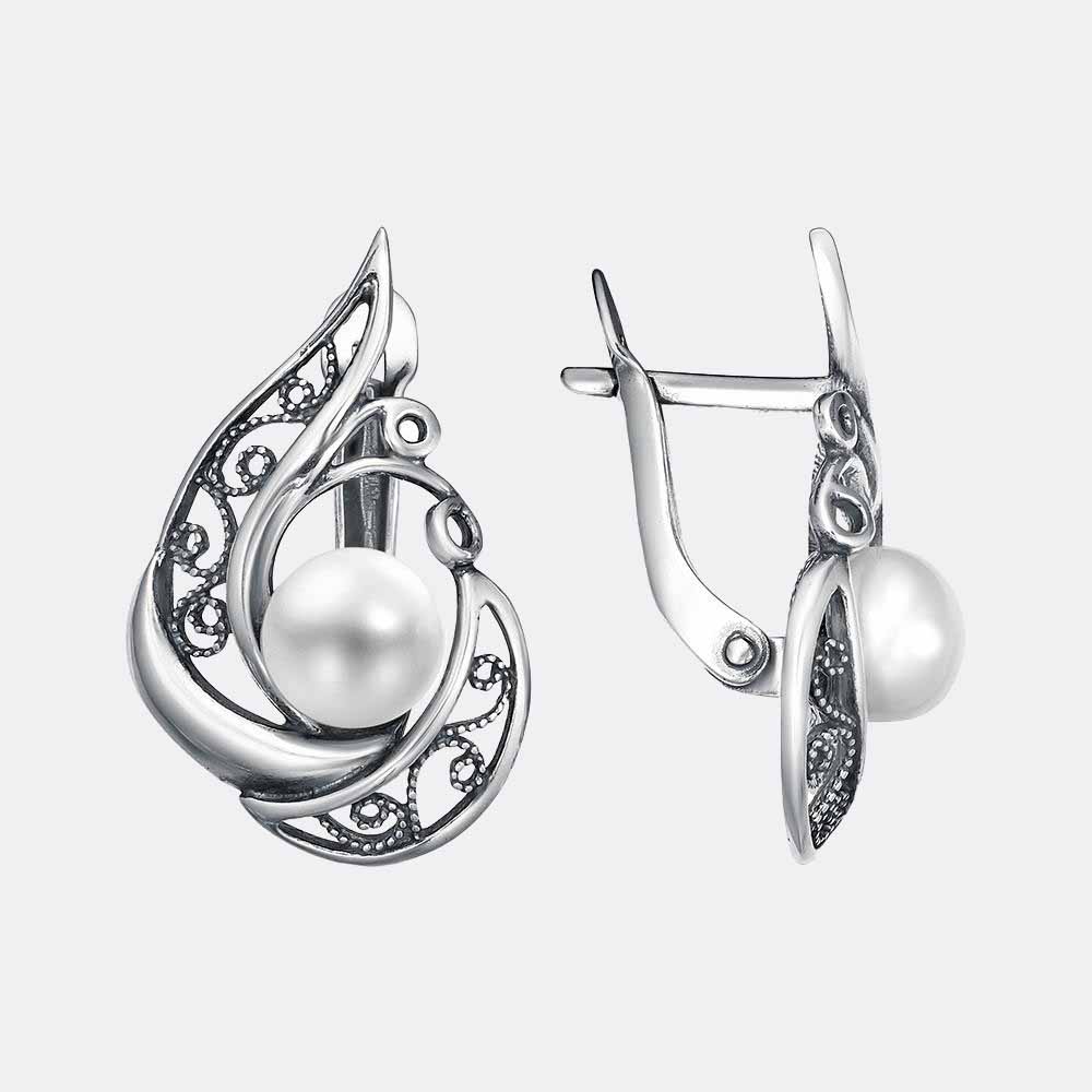 картинка Серьги из серебра 925 пробы от ювелирной компании Арт