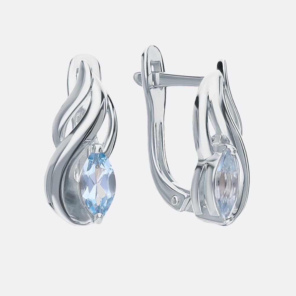 картинка Серьги Завод ювелирных украшений EFREMOV из серебра 925 пробы от ювелирной компании Арт