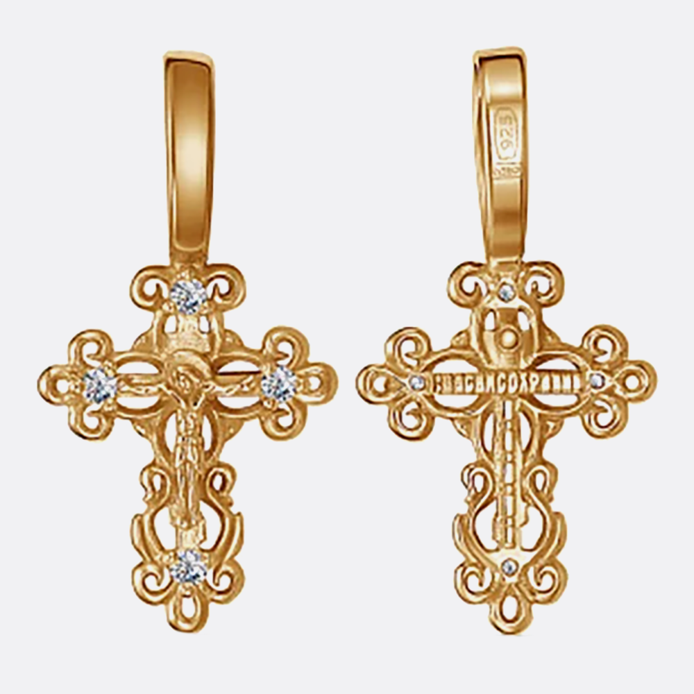 картинка Крест из серебра 925 пробы от ювелирной компании Арт