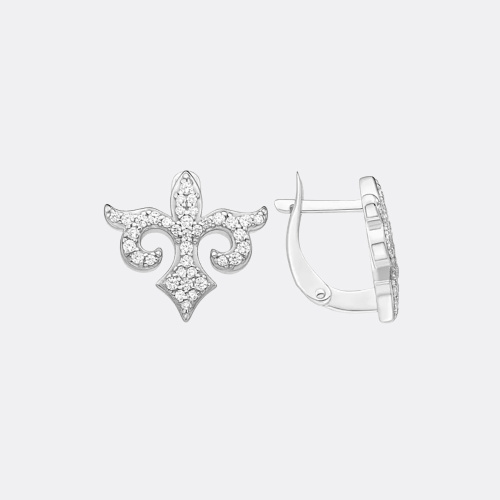 картинка Серьги из серебра 925 пробы от ювелирной компании Арт