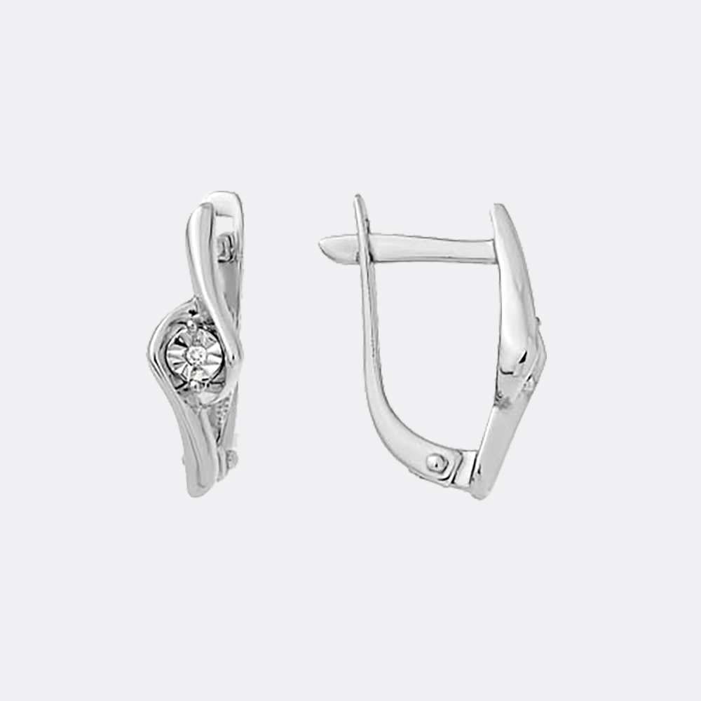 картинка Серьги из серебра 925 пробы от ювелирной компании Арт