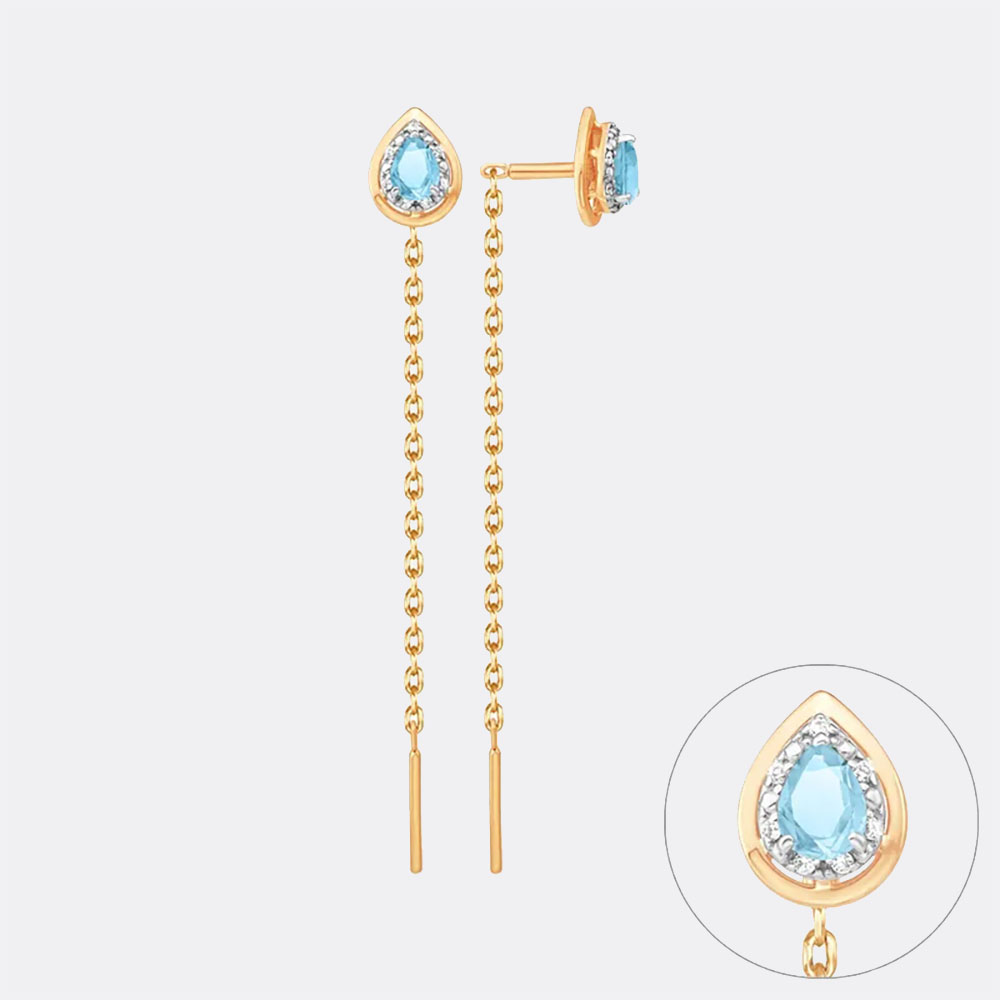 картинка Серьги из серебра 925 пробы от ювелирной компании Арт