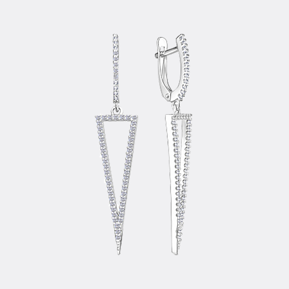 картинка Серьги Вознесенский ювелирный завод из серебра 925 пробы от ювелирной компании Арт