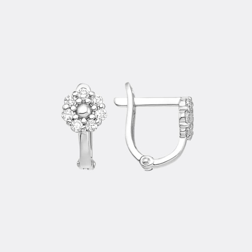 картинка Серьги из серебра 925 пробы от ювелирной компании Арт