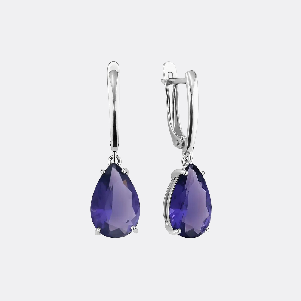 картинка Серьги Ювелирный завод «TALANT» из серебра 925 пробы от ювелирной компании Арт