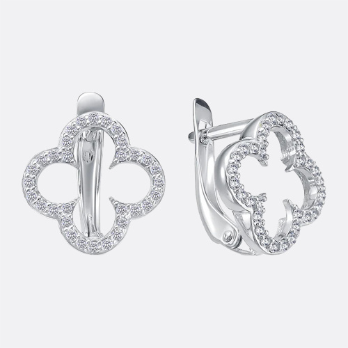 картинка Серьги из серебра 925 пробы от ювелирной компании Арт