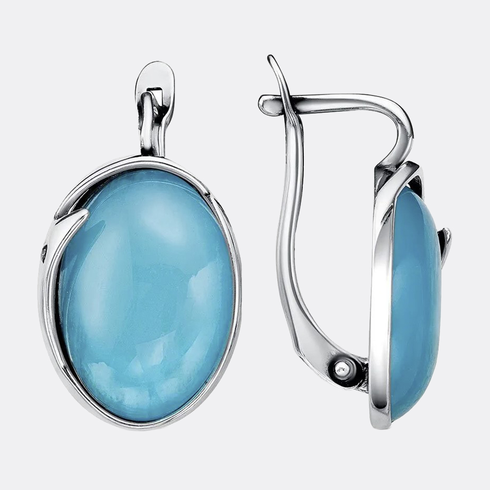 картинка Серьги Ювелирный завод "КРАСНАЯ ПРЕСНЯ" из серебра 925 пробы от ювелирной компании Арт