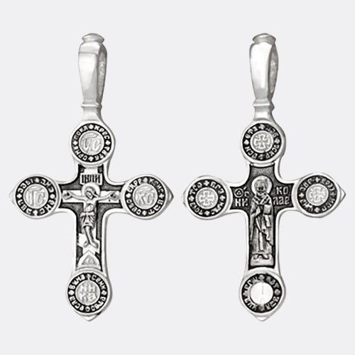 картинка Крест из серебра 925 пробы от ювелирной компании Арт