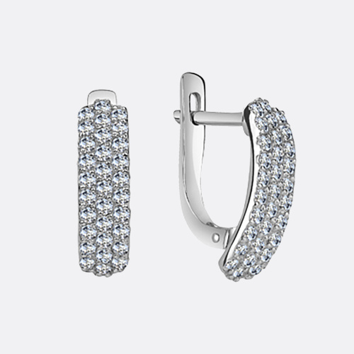 картинка Серьги Вознесенский ювелирный завод из серебра 925 пробы от ювелирной компании Арт