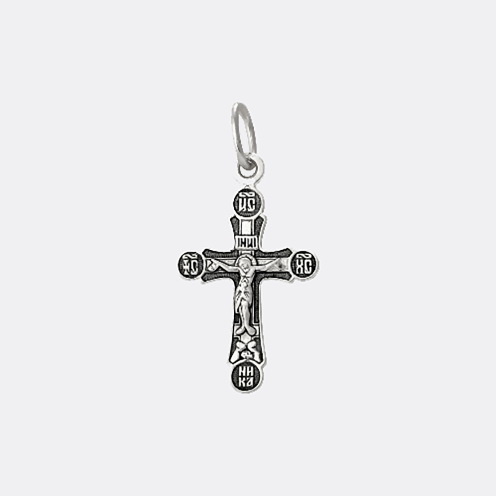 картинка Крест Вознесенский ювелирный завод из серебра 925 пробы от ювелирной компании Арт