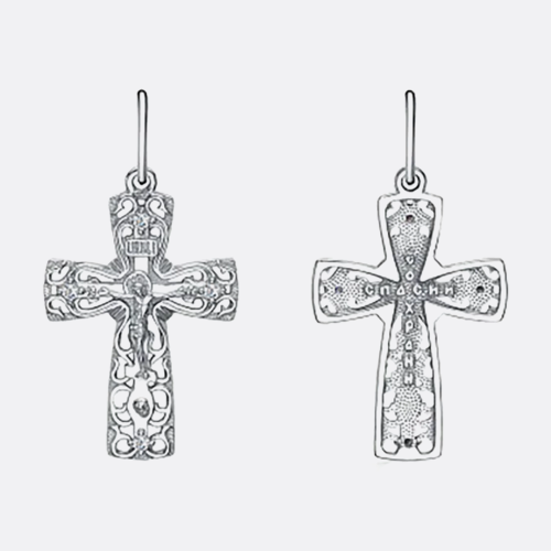 картинка Крест из серебра 925 пробы от ювелирной компании Арт