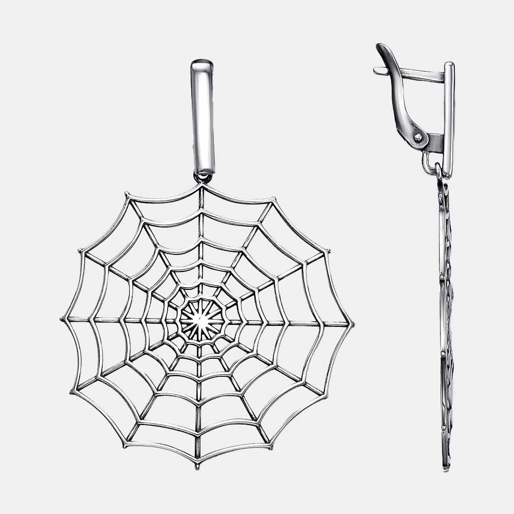 картинка Серьги Ювелирный завод "КРАСНАЯ ПРЕСНЯ" из серебра 925 пробы от ювелирной компании Арт