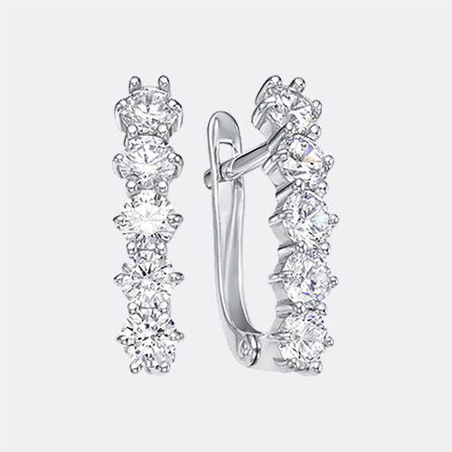 картинка Серьги Вознесенский ювелирный завод из серебра 925 пробы от ювелирной компании Арт