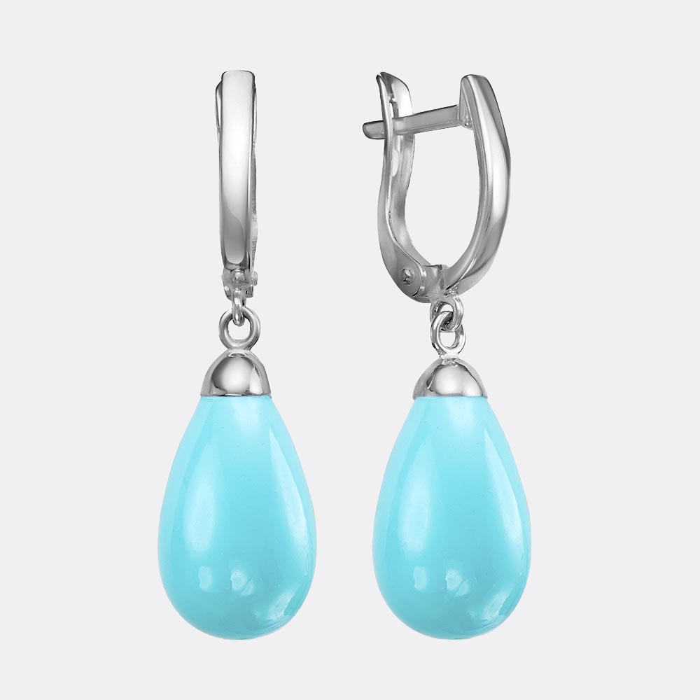 картинка Серьги Ювелирный завод "КРАСНАЯ ПРЕСНЯ" из серебра 925 пробы от ювелирной компании Арт