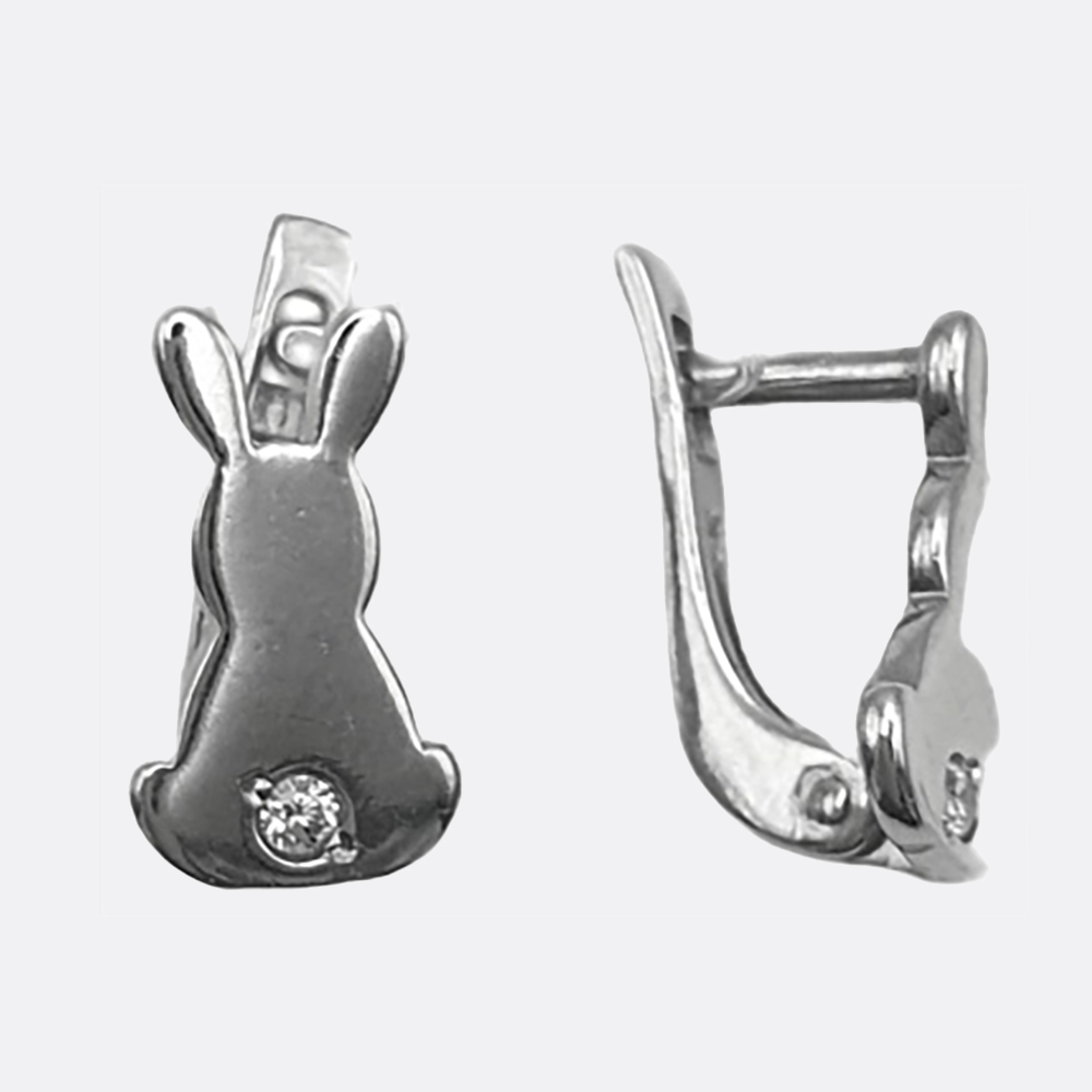 картинка Серьги Престиж из серебра 925 пробы от ювелирной компании Арт