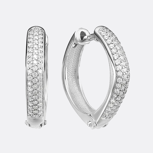 картинка Серьги из серебра 925 пробы от ювелирной компании Арт