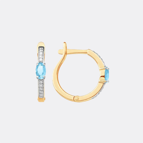 картинка Серьги Завод ювелирных украшений EFREMOV из серебра 925 пробы от ювелирной компании Арт