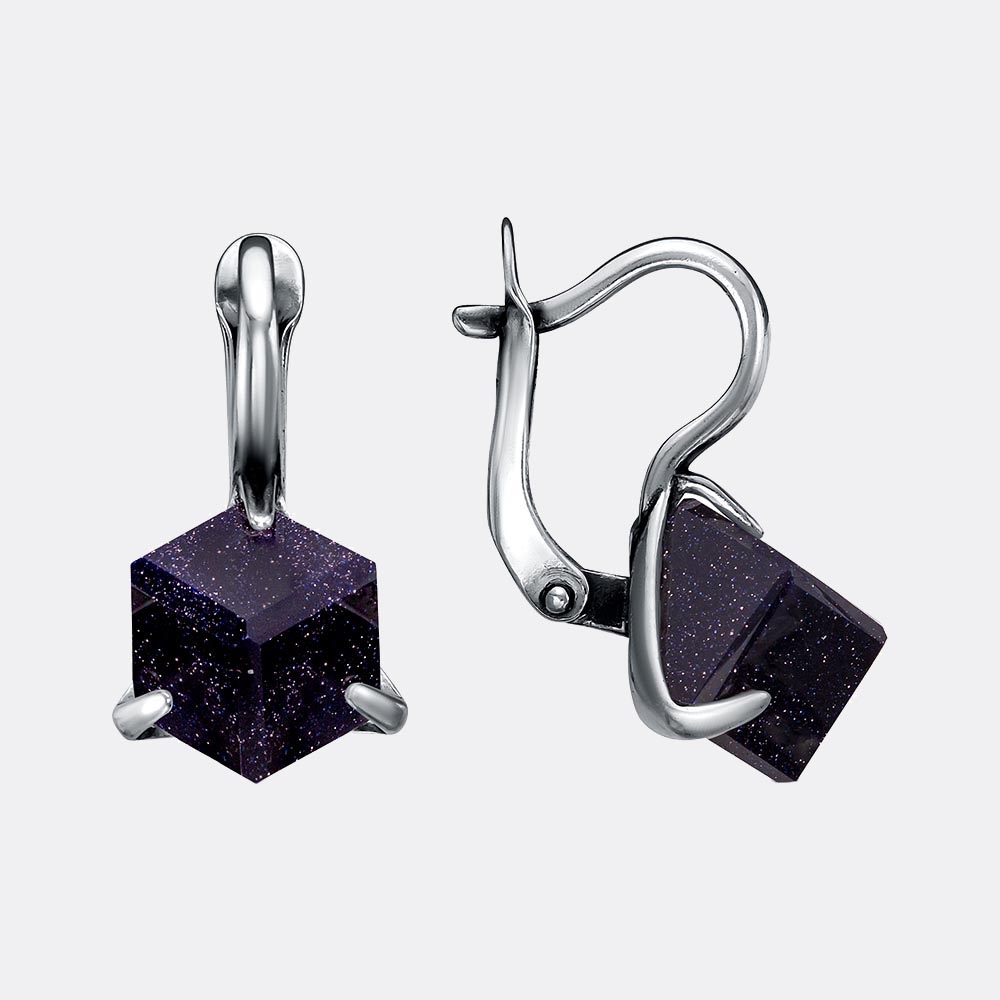 картинка Серьги Ювелирный завод "КРАСНАЯ ПРЕСНЯ" из серебра 925 пробы от ювелирной компании Арт