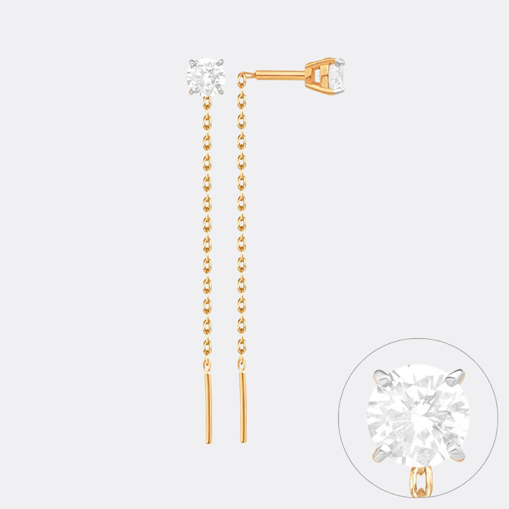 картинка Серьги из серебра 925 пробы от ювелирной компании Арт