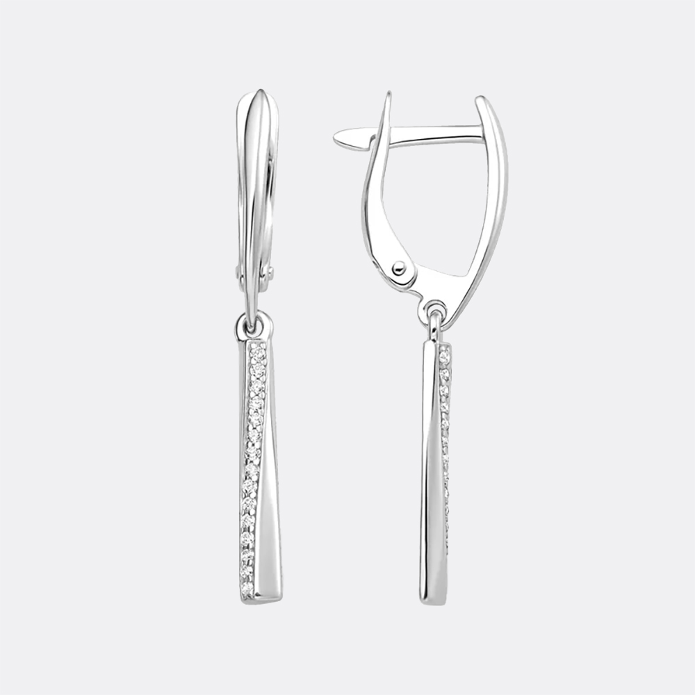 картинка Серьги Завод ювелирных украшений EFREMOV из серебра 925 пробы от ювелирной компании Арт