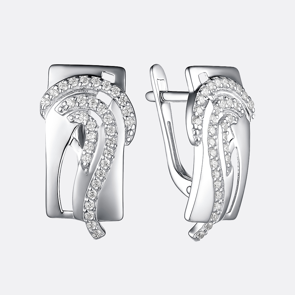 картинка Серьги Ювелирная компания СОРОКИН из серебра 925 пробы от ювелирной компании Арт