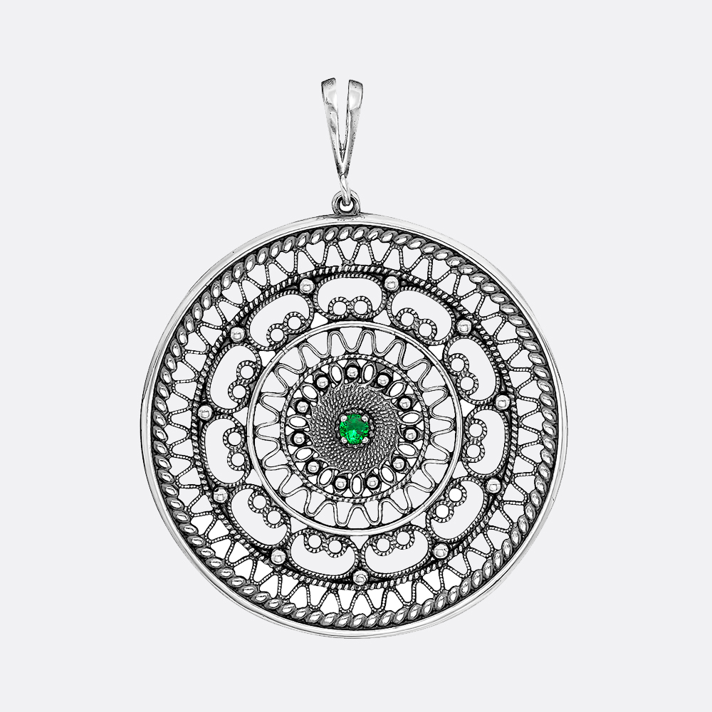 картинка Подвеска Ювелирный завод "КРАСНАЯ ПРЕСНЯ" из серебра 925 пробы от ювелирной компании Арт