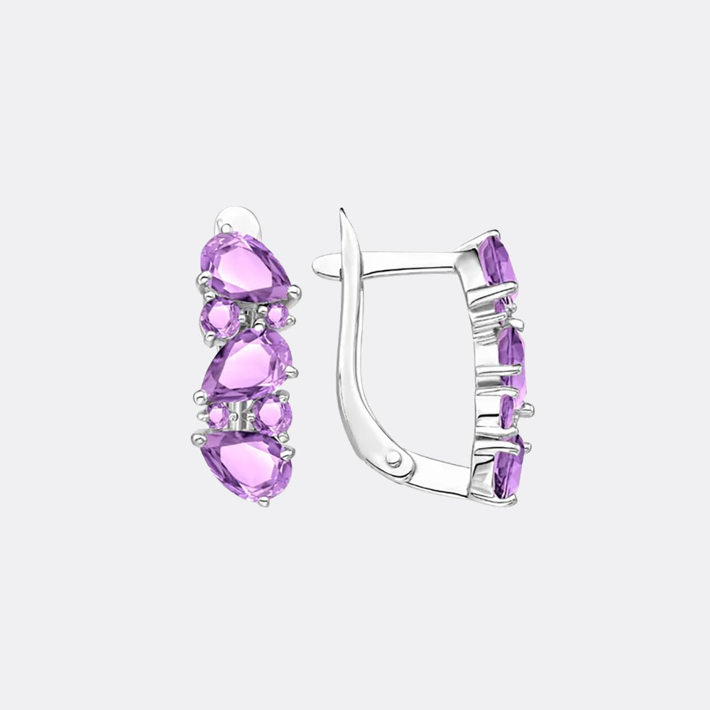 картинка Серьги из серебра 925 пробы от ювелирной компании Арт