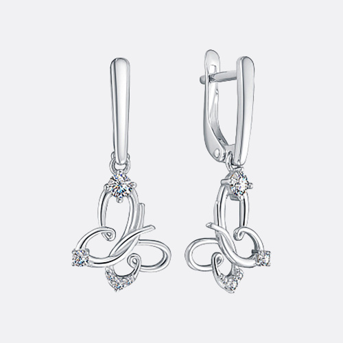 картинка Серьги из серебра 925 пробы от ювелирной компании Арт