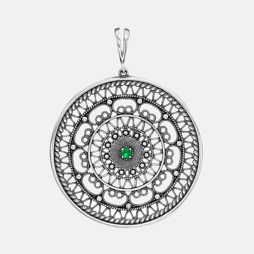 картинка Подвеска Ювелирный завод "КРАСНАЯ ПРЕСНЯ" из серебра 925 пробы от ювелирной компании Арт