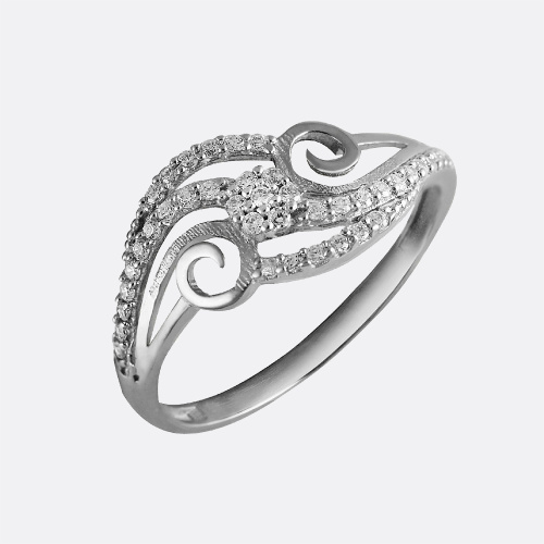 картинка Кольцо Ювелирный дом АВРОРА из серебра 925 пробы от ювелирной компании Арт