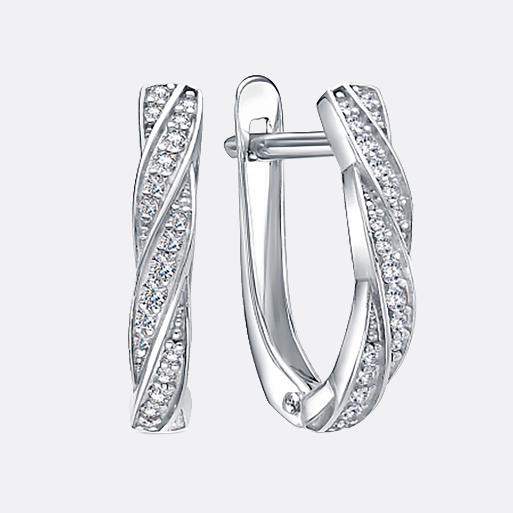 картинка Серьги Вознесенский ювелирный завод из серебра 925 пробы от ювелирной компании Арт