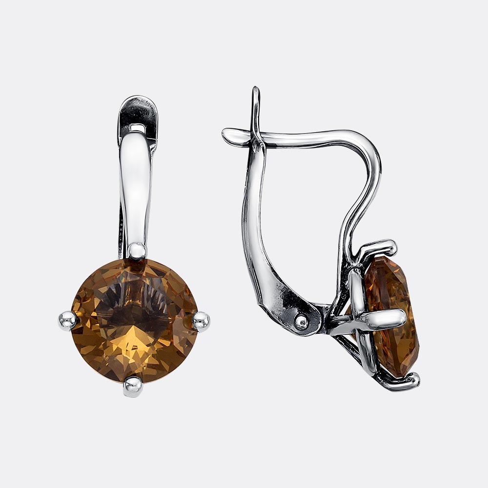 картинка Серьги Ювелирный завод "КРАСНАЯ ПРЕСНЯ" из серебра 925 пробы от ювелирной компании Арт