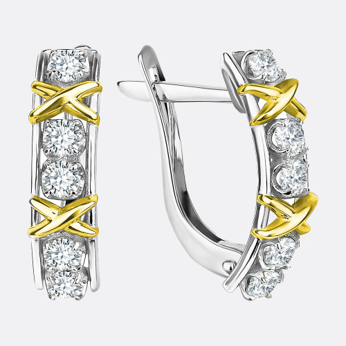 картинка Серьги из серебра 925 пробы от ювелирной компании Арт