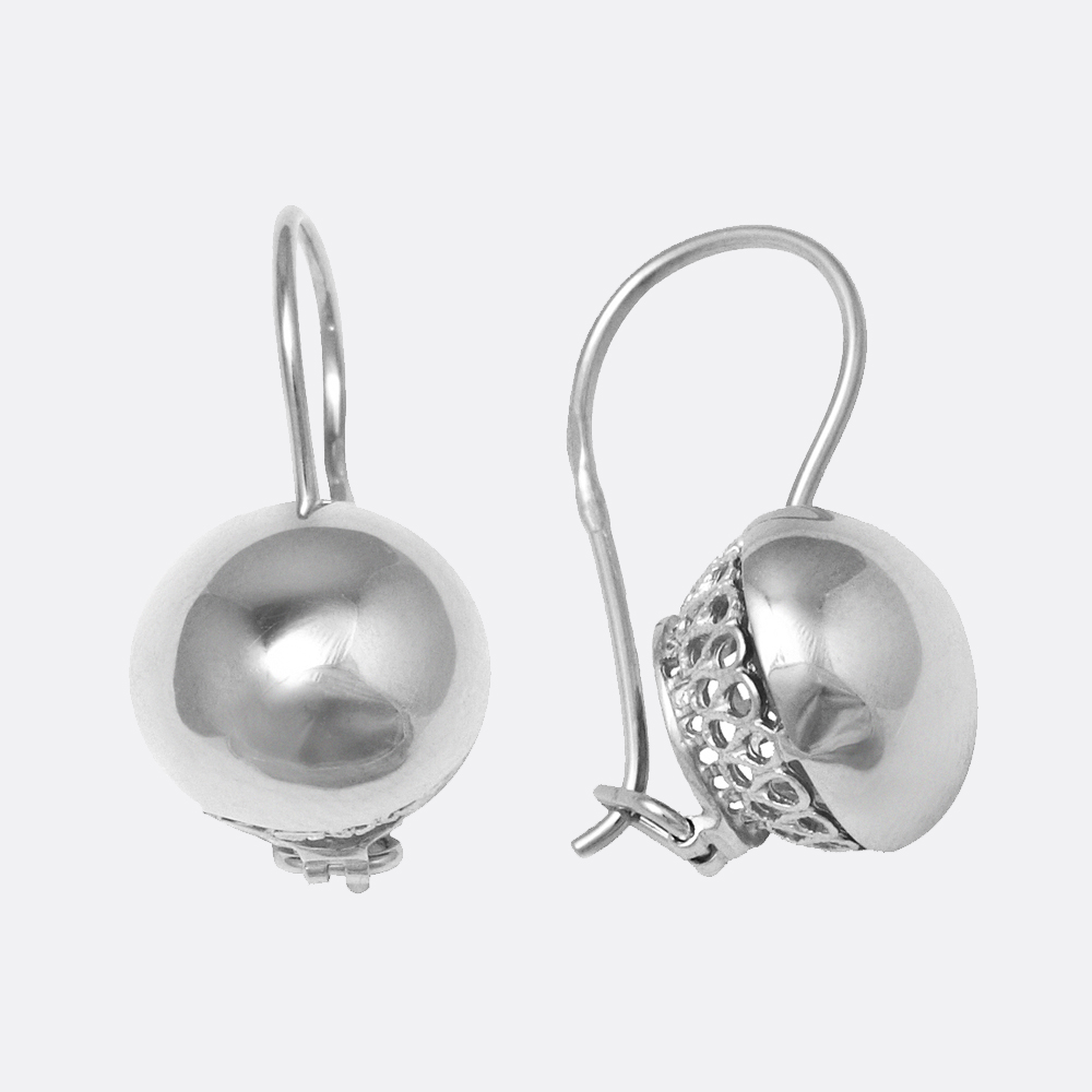 картинка Серьги Ювелирный дом АВРОРА из серебра 925 пробы от ювелирной компании Арт