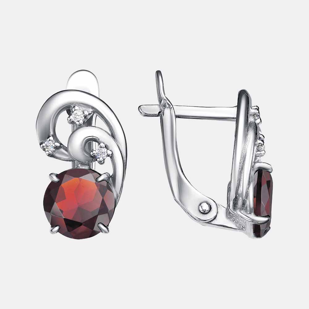 картинка Серьги Ювелирный завод "КРАСНАЯ ПРЕСНЯ" из серебра 925 пробы от ювелирной компании Арт