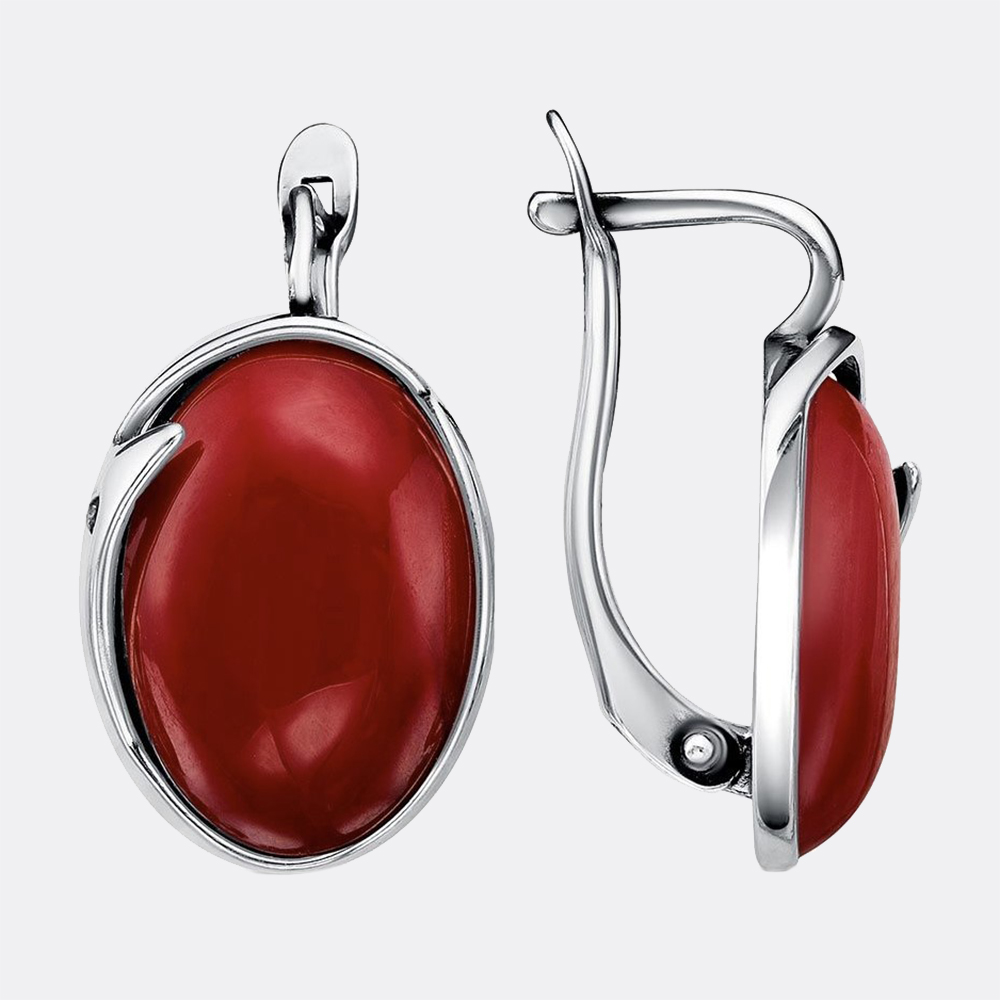 картинка Серьги Ювелирный завод "КРАСНАЯ ПРЕСНЯ" из серебра 925 пробы от ювелирной компании Арт