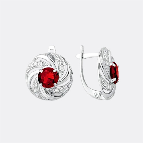 картинка Серьги из серебра 925 пробы от ювелирной компании Арт