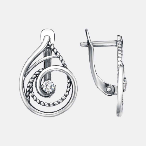 картинка Серьги из серебра 925 пробы от ювелирной компании Арт