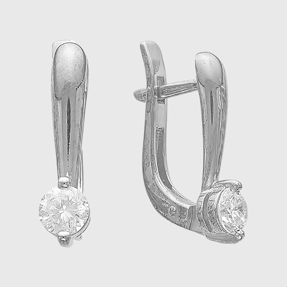 картинка Серьги ZLATO из серебра 925 пробы от ювелирной компании Арт