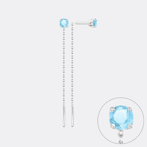 картинка Серьги из серебра 925 пробы от ювелирной компании Арт