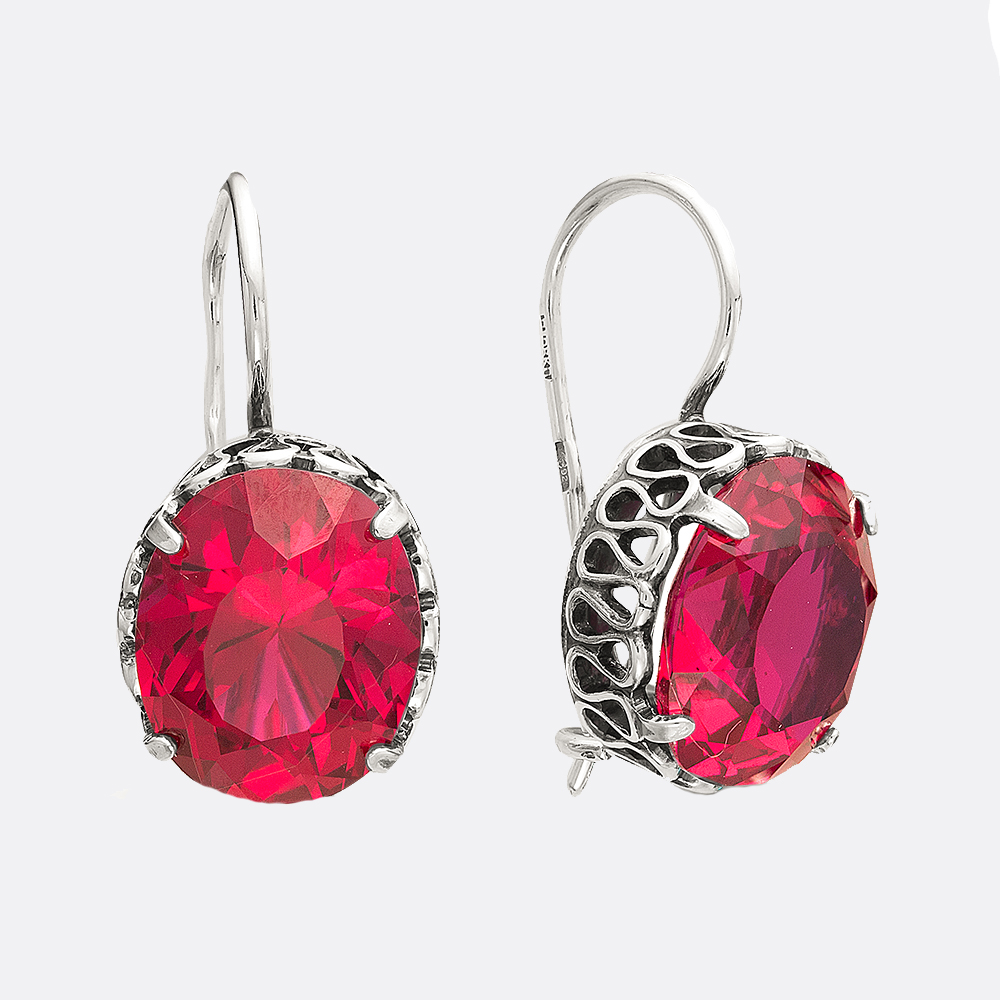 картинка Серьги Ювелирный завод "КРАСНАЯ ПРЕСНЯ" из серебра 925 пробы от ювелирной компании Арт