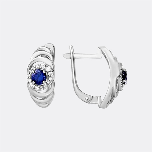 картинка Серьги из серебра 925 пробы от ювелирной компании Арт