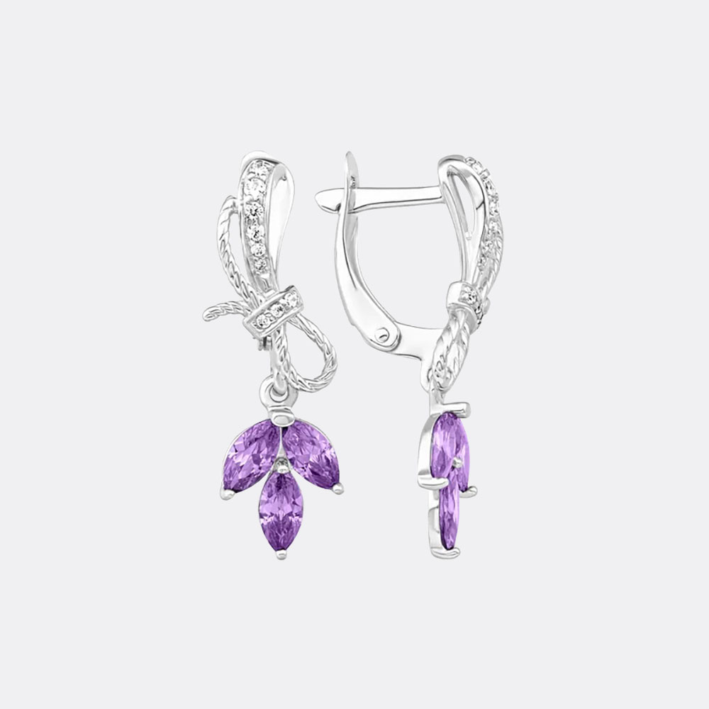картинка Серьги из серебра 925 пробы от ювелирной компании Арт