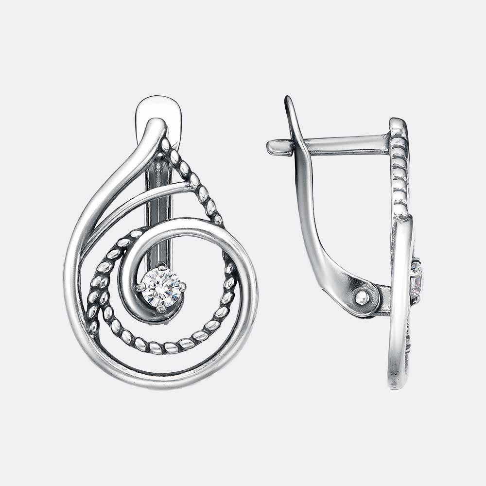 картинка Серьги из серебра 925 пробы от ювелирной компании Арт