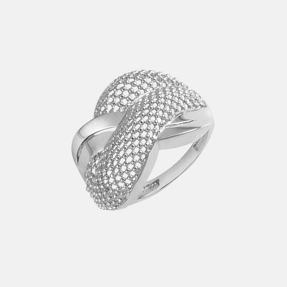 картинка Кольцо Ювелирный дом АВРОРА из серебра 925 пробы от ювелирной компании Арт