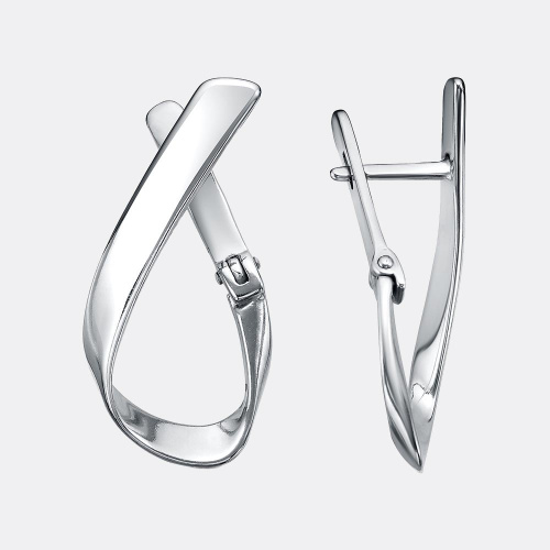 картинка Серьги Ювелирный завод "КРАСНАЯ ПРЕСНЯ" из серебра 925 пробы от ювелирной компании Арт