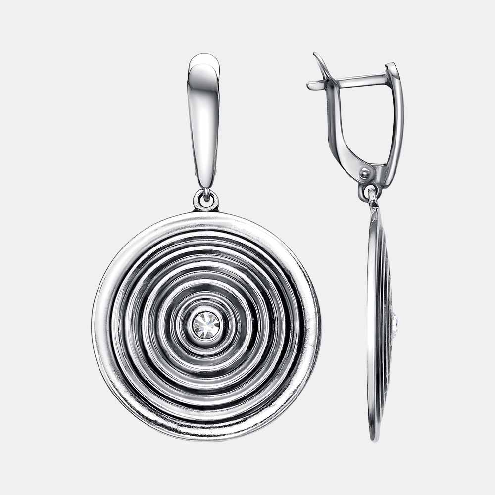 картинка Серьги Ювелирный завод "КРАСНАЯ ПРЕСНЯ" из серебра 925 пробы от ювелирной компании Арт