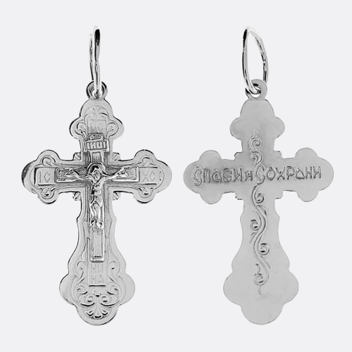 картинка Крест из серебра 925 пробы от ювелирной компании Арт
